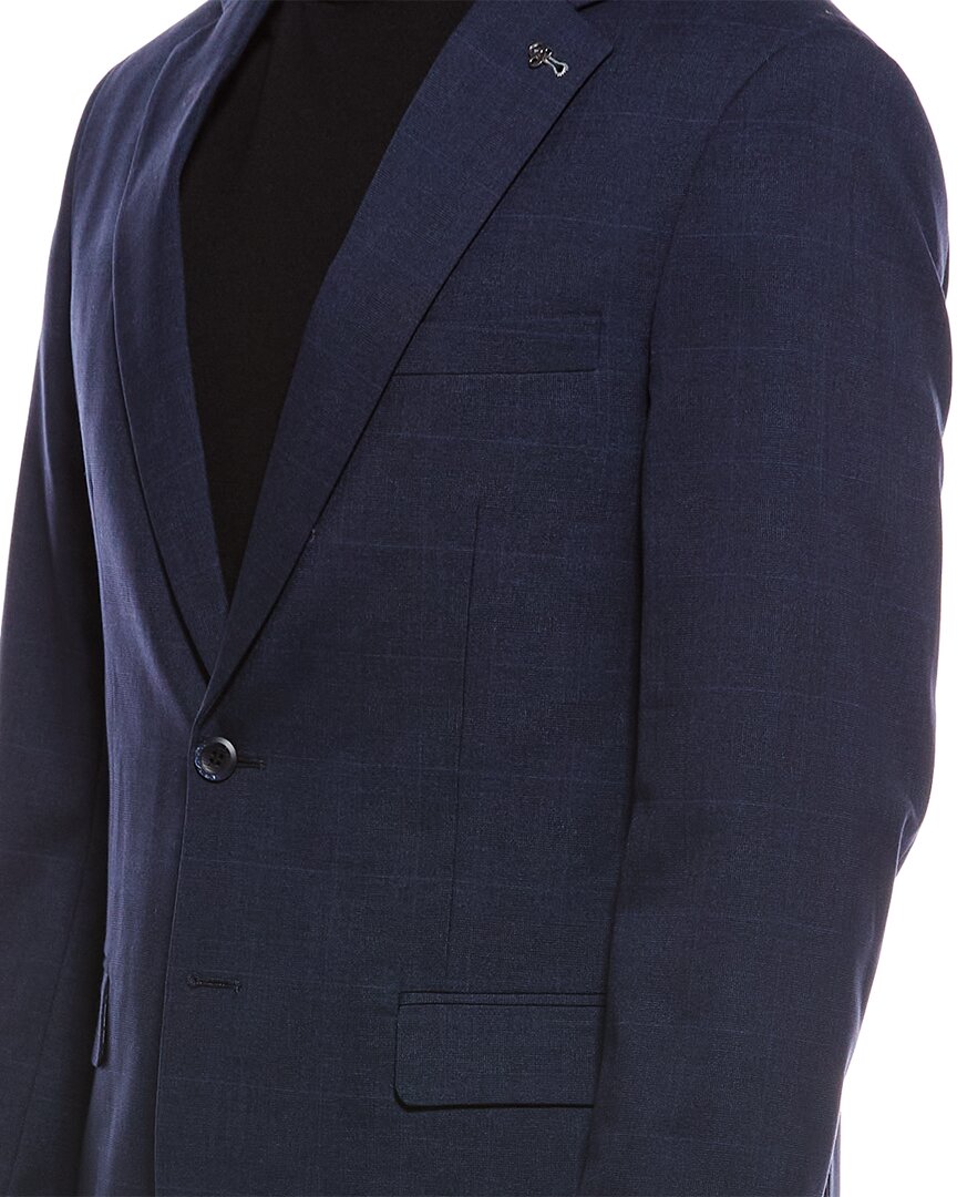 2pc windowpane suit