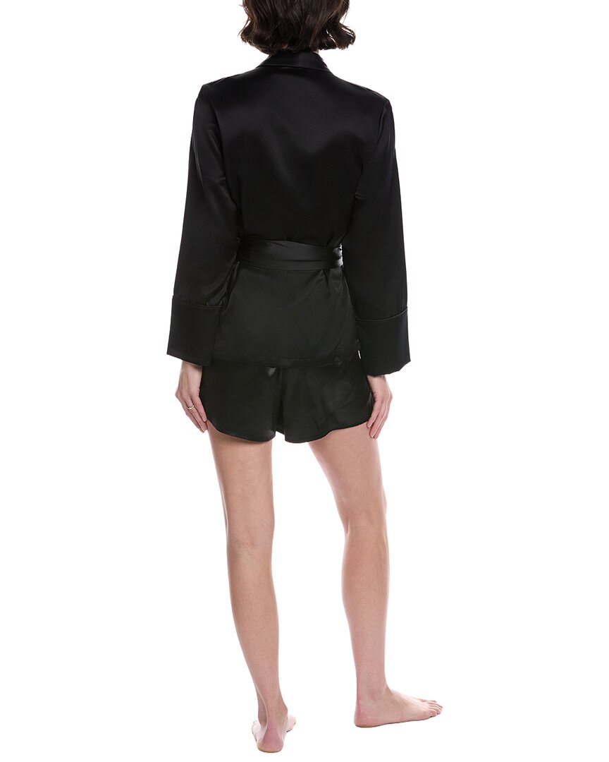 mulberry silk short robe