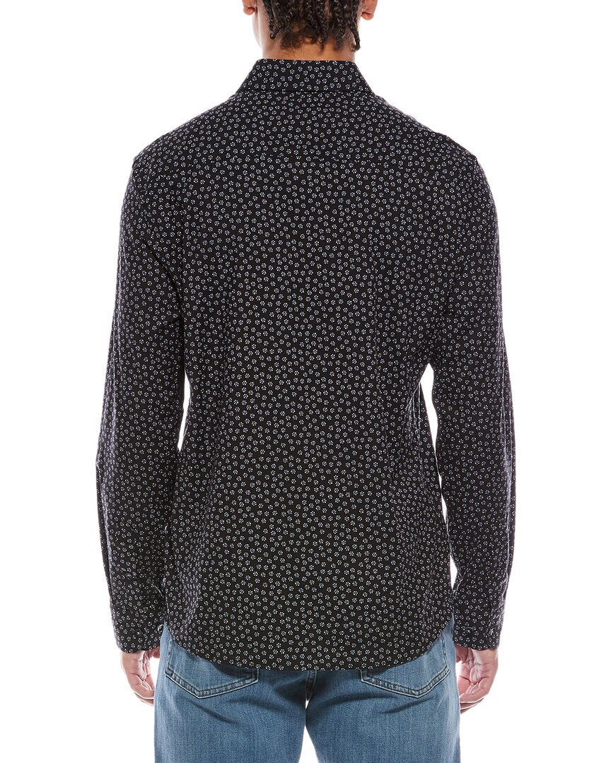 stretch print shirt
