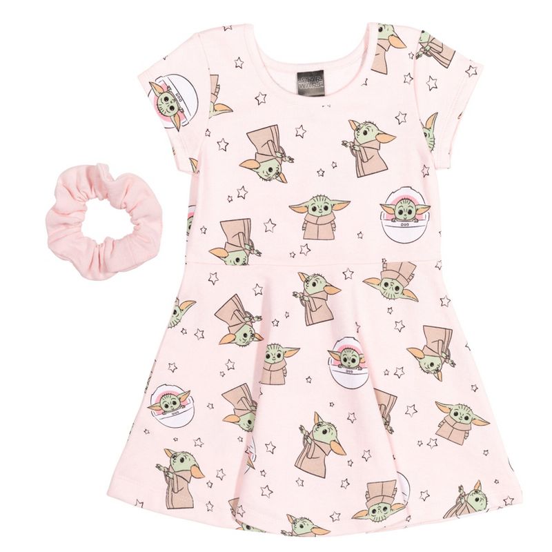 Star Wars Baby Yoda French Terry Skater Dress Infant to Big Kid