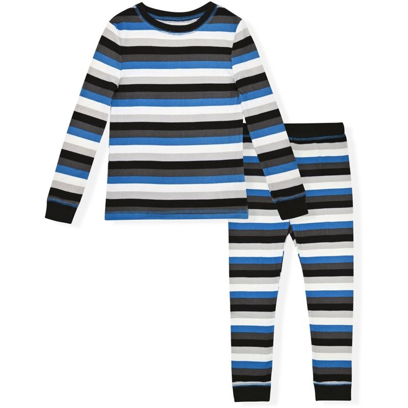 Sleep On It Boys 2-Piece Super Soft Jersey Long Sleeve Snug-Fit Pajama Set - Toddler Pajamas to Boys Pajama Sets