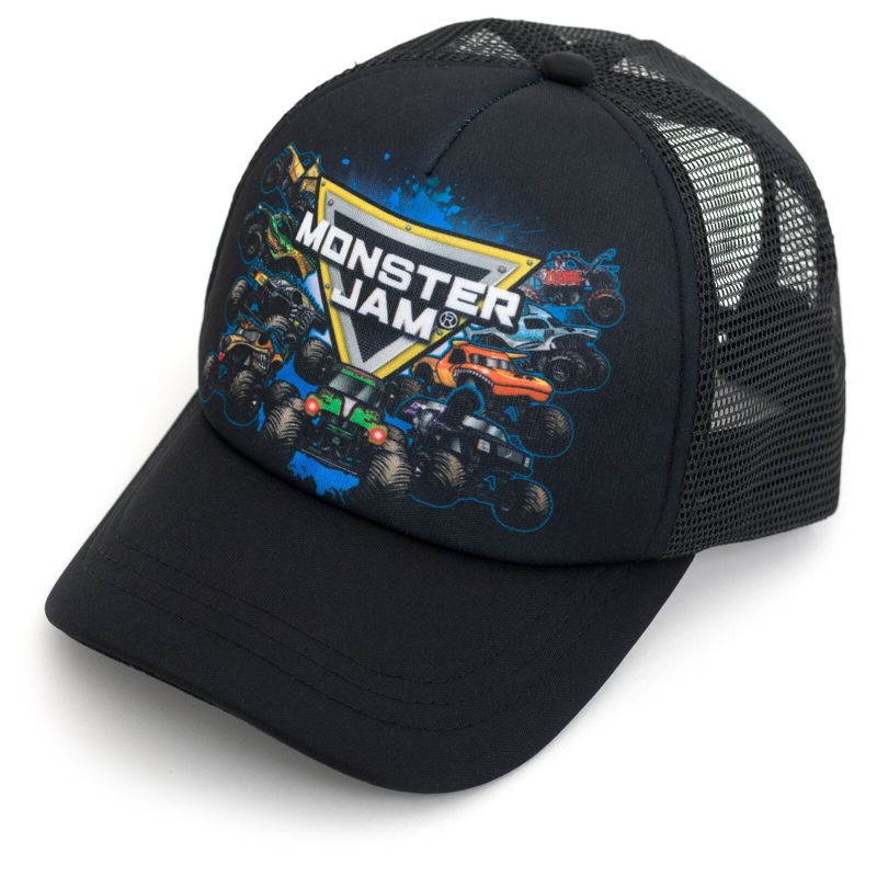 قبعة بيسبول Monster Jam Grave Digger El Toro Loco Megalodon Baby Mesh قابلة للتعديل بغطاء للرأس لحديثي الولادة
