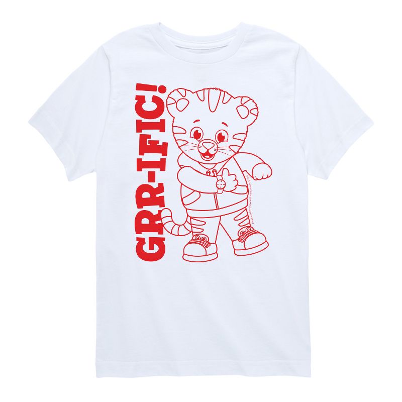 Boys' - Daniel Tiger - Daniel Line Art Short Sleeve Graphic T-Shirt