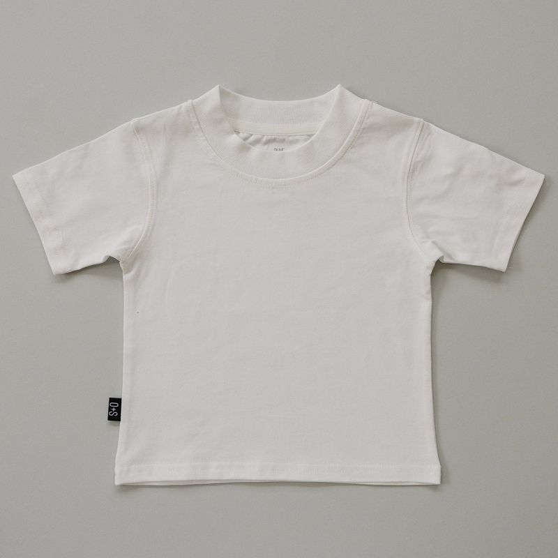 Kids Miller Solid Short Sleeve Boxy Fit Tee - Olive + Scout