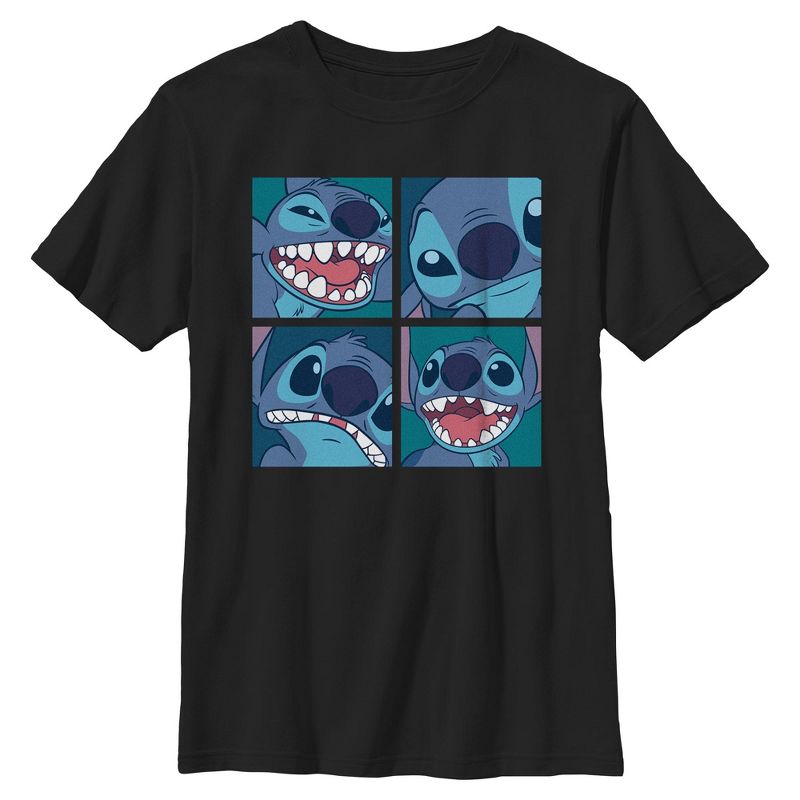 Boy's Lilo & Stitch Cute Portraits T-Shirt