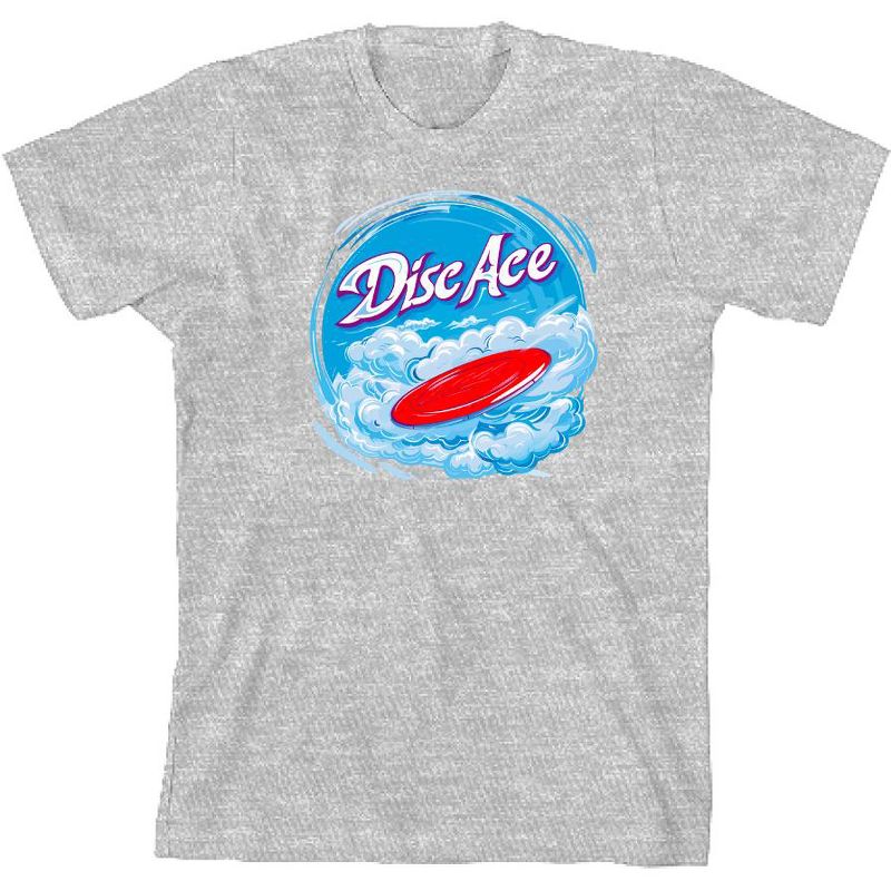 "Disc Ace" Frisbee Disc Youth Crew Neck Short Sleeve Tee