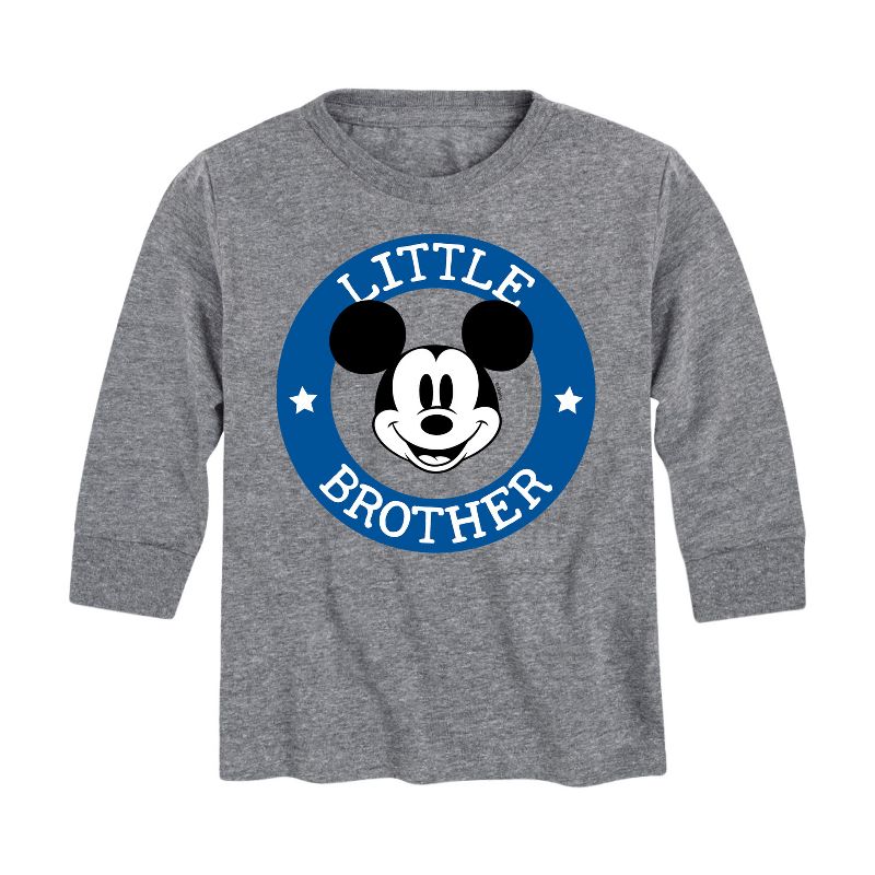 Boys' - Disney - Mickey Little Brother Long Sleeve Graphic T-Shirt