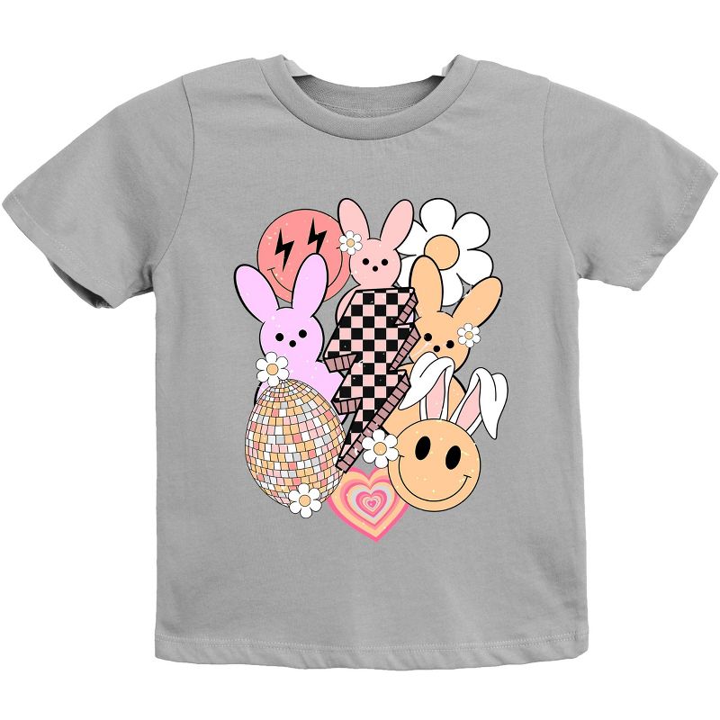 تي شيرت شبابي بأكمام قصيرة بتصميم ريترو لعيد الفصح من متجر جونيبر