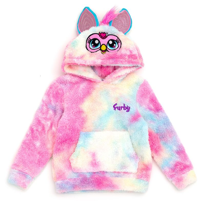 Furby Faux Shearling Cosplay Pullover Hoodie Toddler