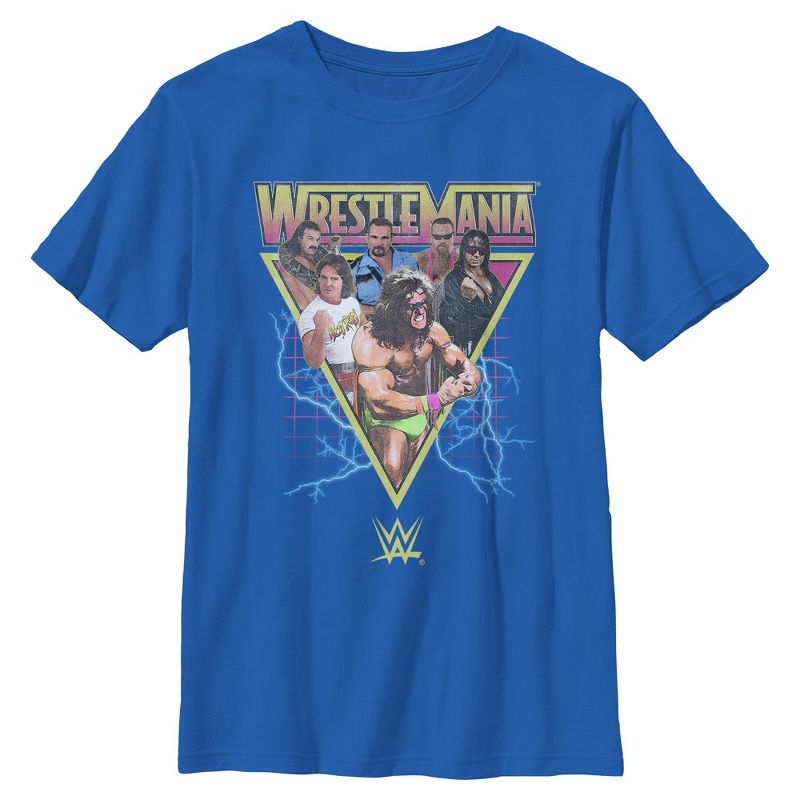 تي شيرت WWE Retro Wrestlers Triangle للأولاد