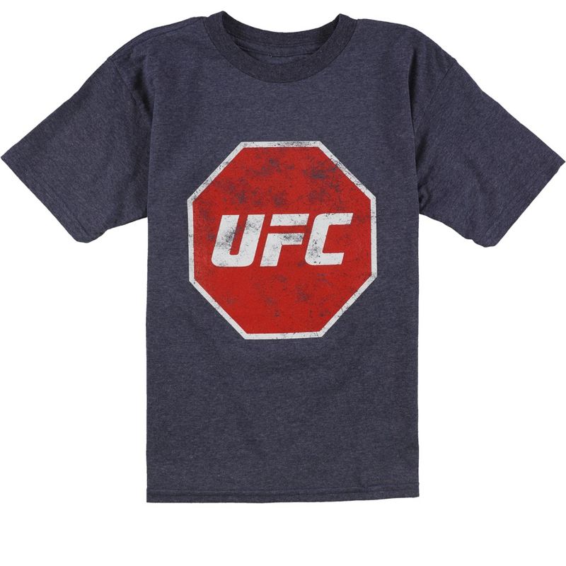 UFC Boys Distressed Print Graphic T-Shirt