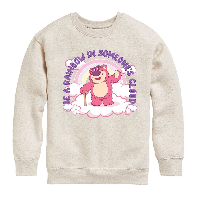 Boys' - Disney - Be A Rainbow Graphic Long Sleeve Fleece Sweatshirt