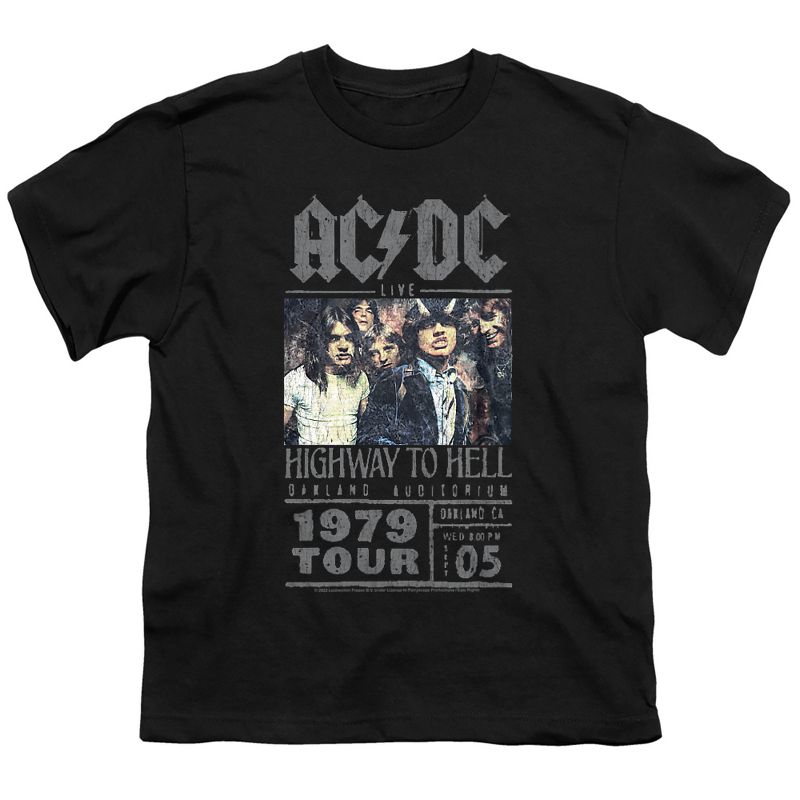 تي شيرت بوستر لجولة ACDC لعام ١٩٧٩ للأولاد