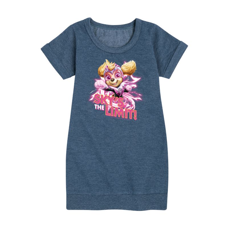 Girls' - Paw Patrol - Skys The Limit Graphic Short Sleeve Fleece Dress
