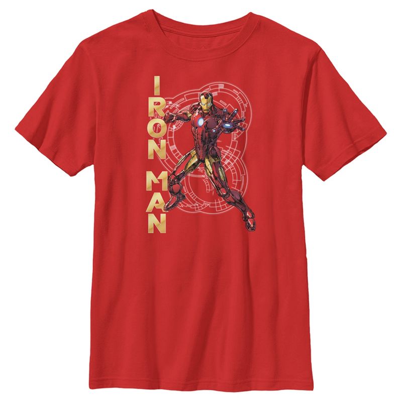 Boy's Marvel Iron Man Technology T-Shirt