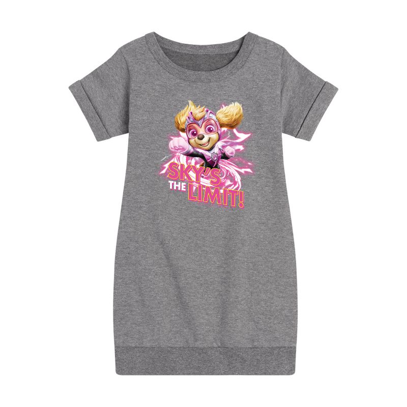 Girls' - Paw Patrol - Skys The Limit Graphic Short Sleeve Fleece Dress