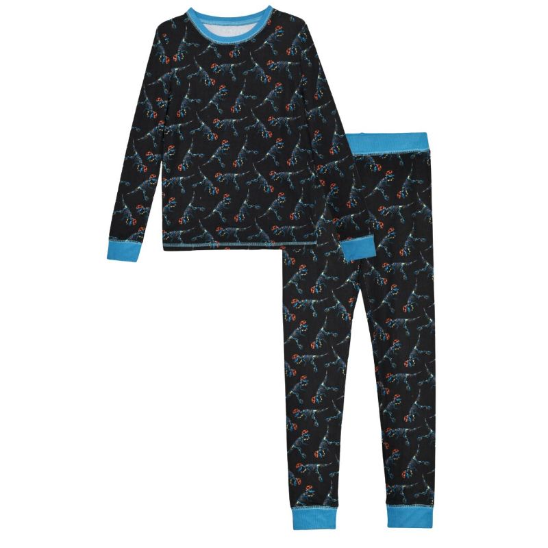 Sleep On It Boys 2-Piece Super Soft Jersey Long Sleeve Snug-Fit Pajama Set - Toddler Pajamas to Boys Pajama Sets