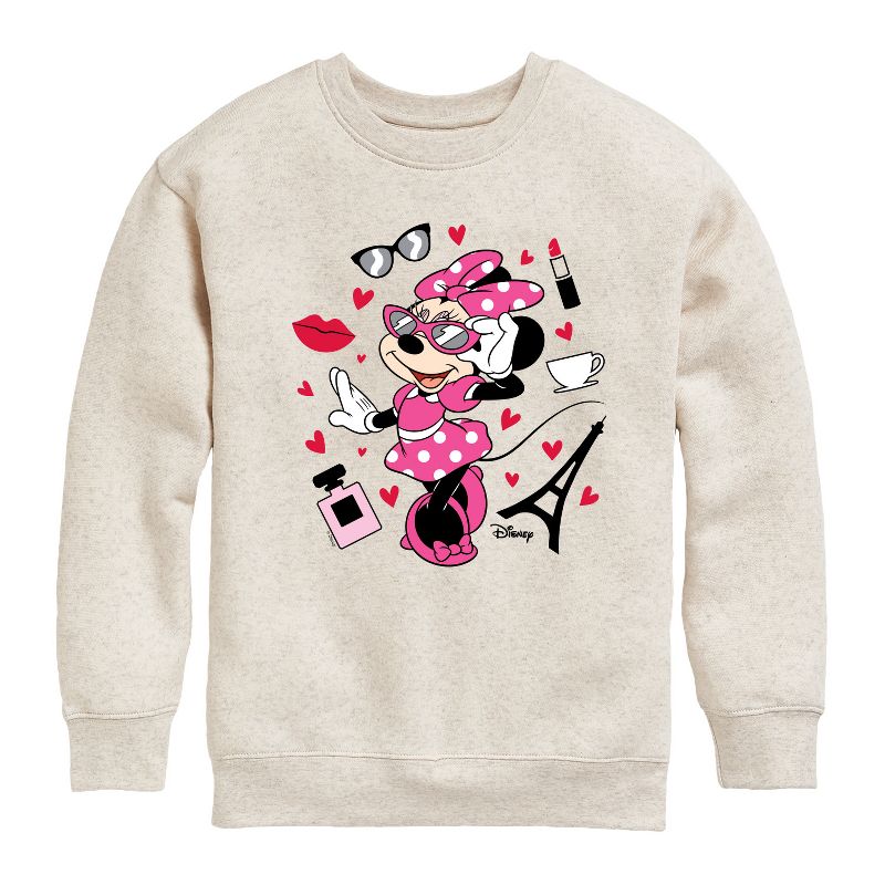 Boys' - Disney - Mickey & Friends Graphic Long Sleeve Fleece Sweatshirt
