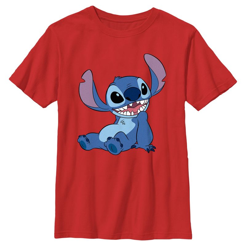 Boy's Lilo & Stitch Sitting Pose T-Shirt