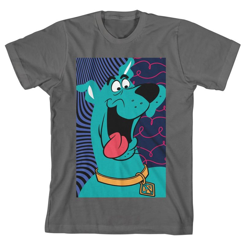 Scooby Doo Color Switch Scooby Boy's Charcoal T-shirt