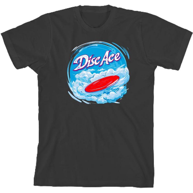 "Disc Ace" Frisbee Disc Youth Crew Neck Short Sleeve Tee