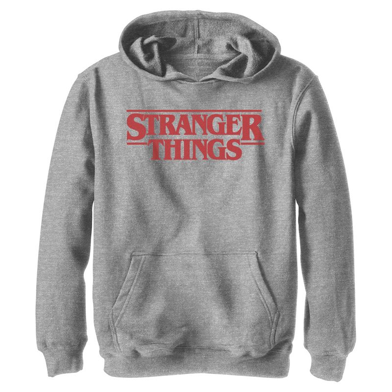 Boy's Stranger Things Bold Logo Pull Over Hoodie
