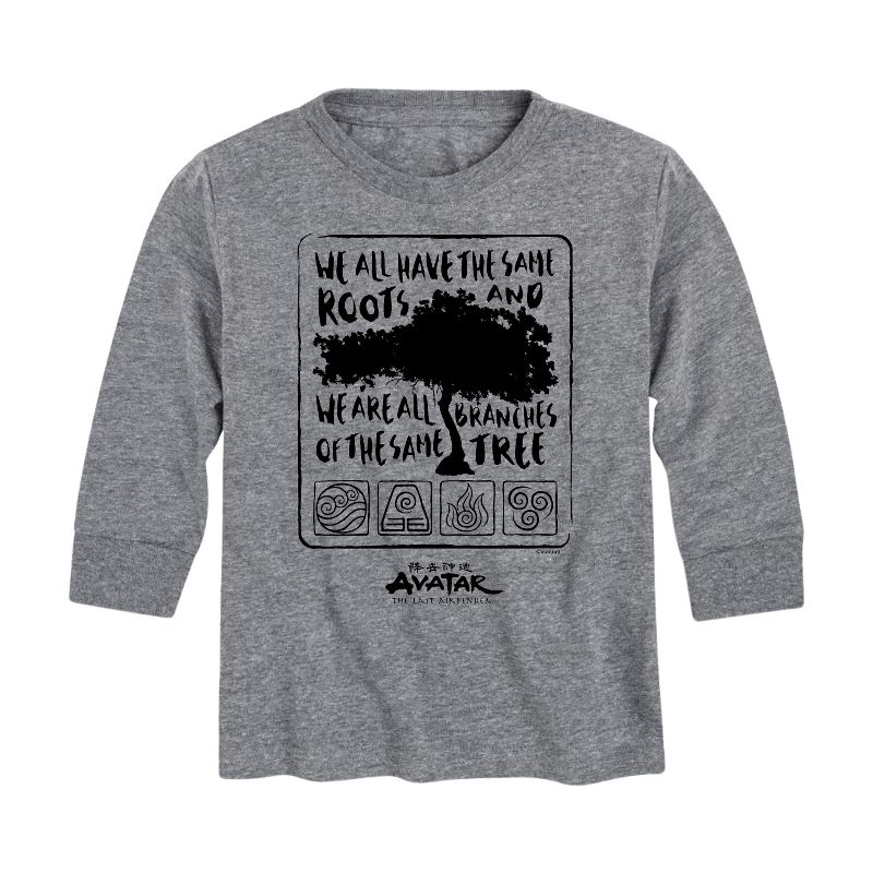 Boys' - Avatar: The Last Airbender - Same Roots Long Sleeve Graphic T-Shirt