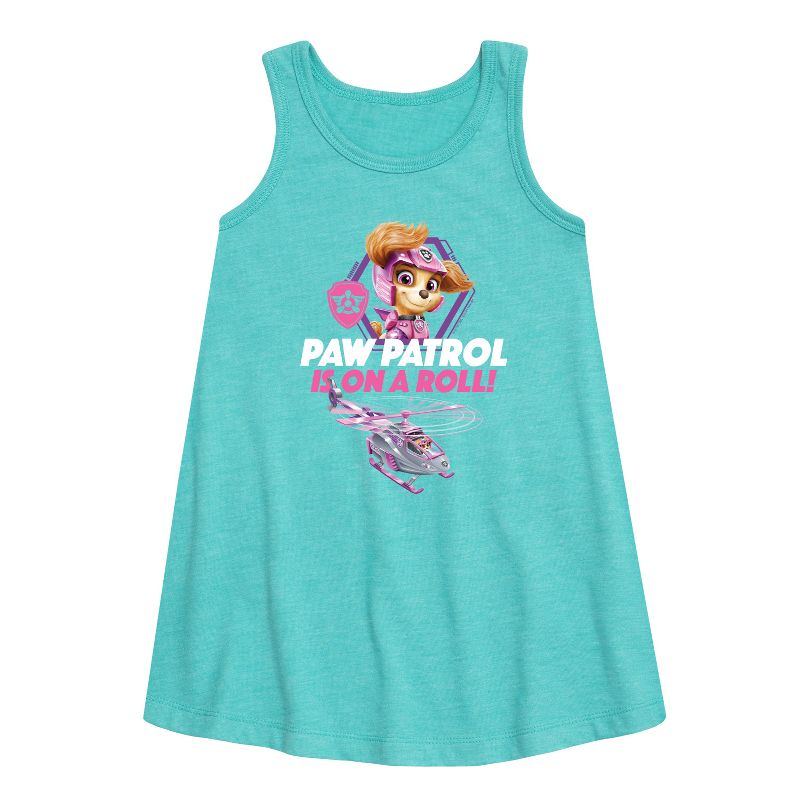 Girls' - Paw Patrol - Paw Patrol Is On A Roll Graphic Sleeveless Aline Dress