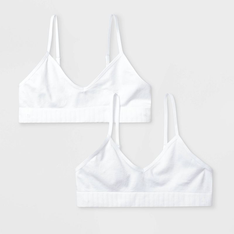 Girls' 2pk Seamless Bra - Cat & Jack™