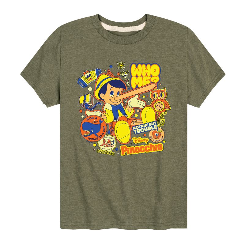 Boys' - Disney - Pinocchio Stickers Short Sleeve Graphic T-Shirt