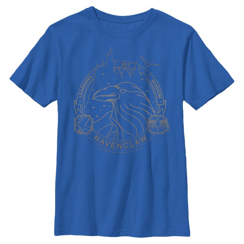Boy's Harry Potter Ravenclaw House Emblem T-Shirt