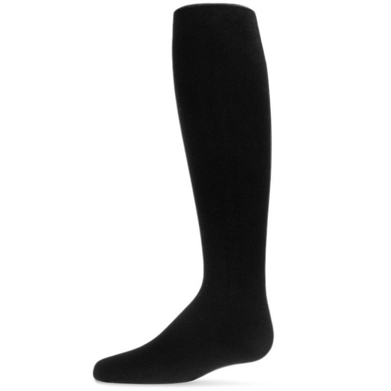 Memoi Sweet Heart Flocked Opaque Tights