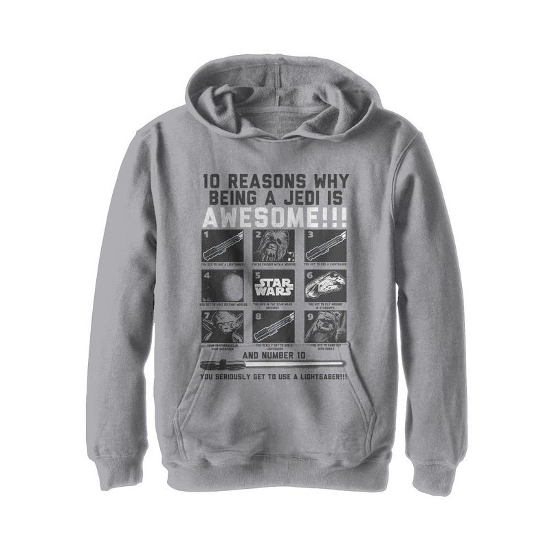 Boy's Star Wars 10 Reasons Being a Jedi Pull Over Hoodie