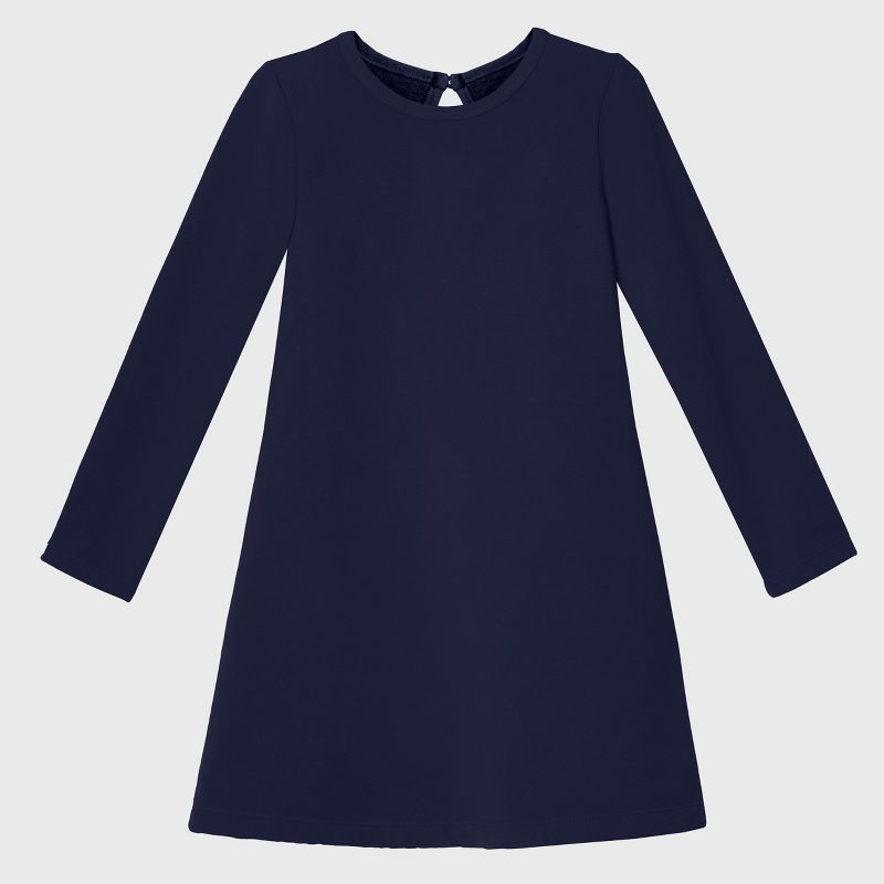 City Threads USA-Made Cotton Fleece Soft A-Line Dress