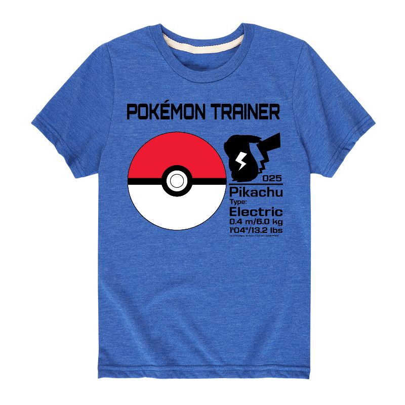 Boys' - Pokémon - Pokeball Trainer Short Sleeve Graphic T-Shirt