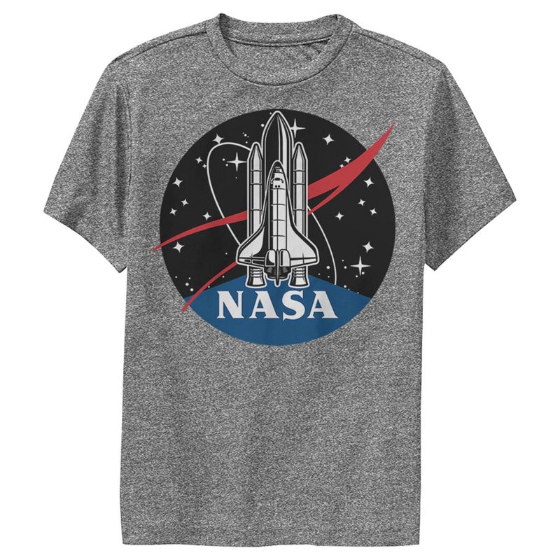 Boy's NASA Rocket Logo Performance Tee