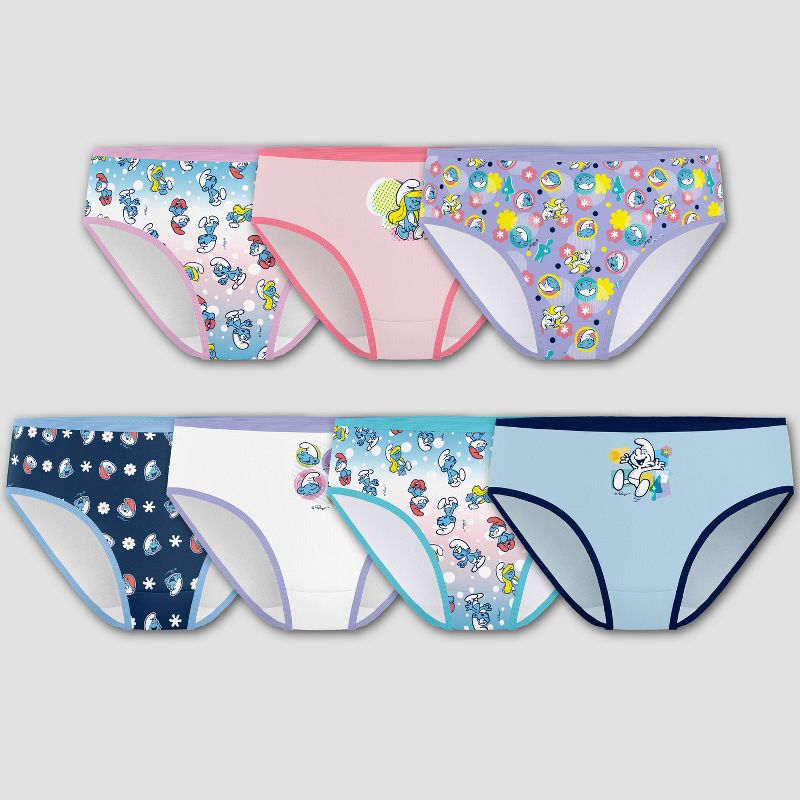 Girls' Smurfs 7pk Underwear