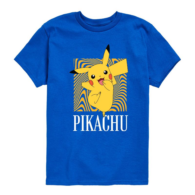 Boys' - Pokémon - Hypnotic Pikachu Art Short Sleeve Graphic T-Shirt