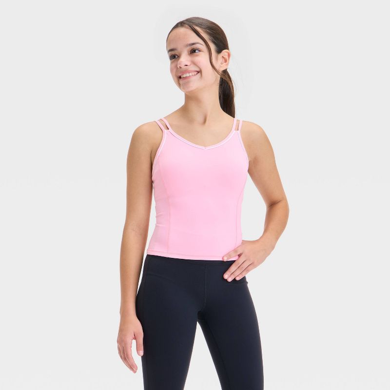 Girls' Everyday Soft Crop Tank Top - All In Motion™