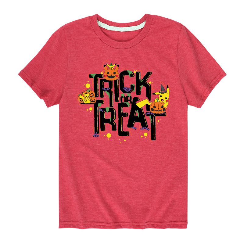 Boys' - Pokémon - Trick or Treat Short Sleeve Graphic T-Shirt
