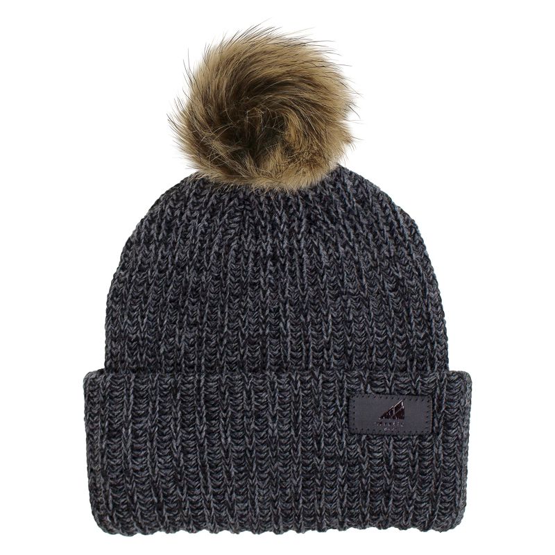 Arctic Gear Youth Acrylic Ribbed Cuff Winter Hat with Pom