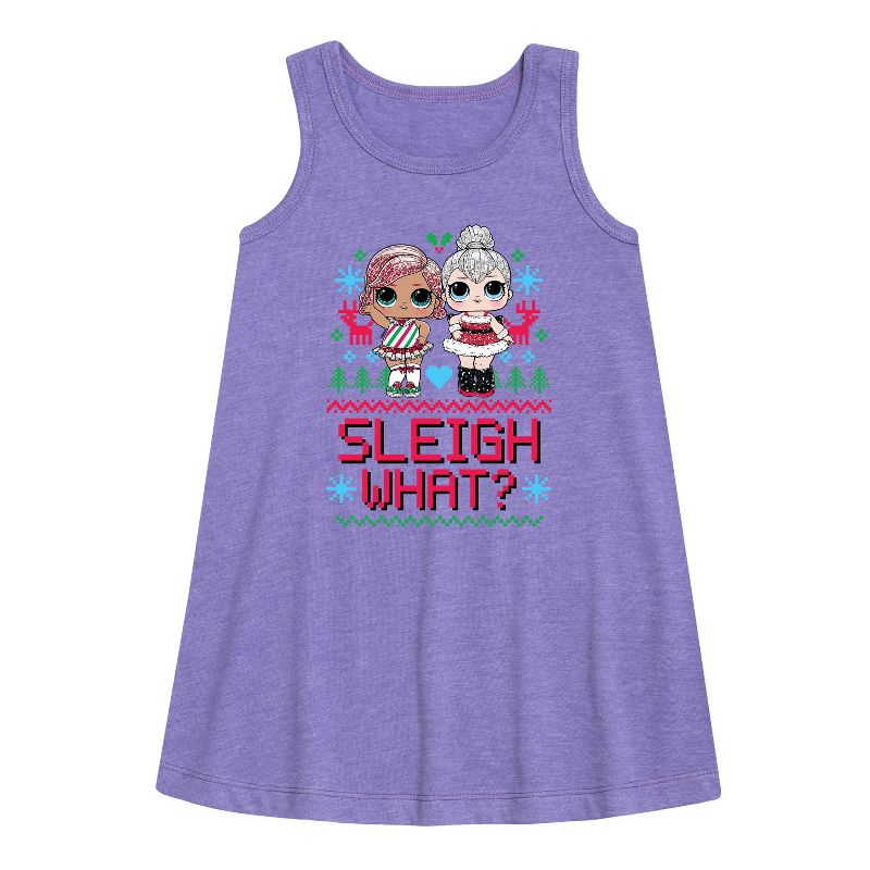 فستان "سلي وات" بدون أكمام بتصميم "لول سربرايز" للفتيات