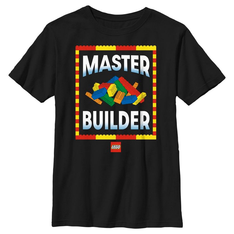 تي شيرت ملصق LEGO® Master Builder للأولاد