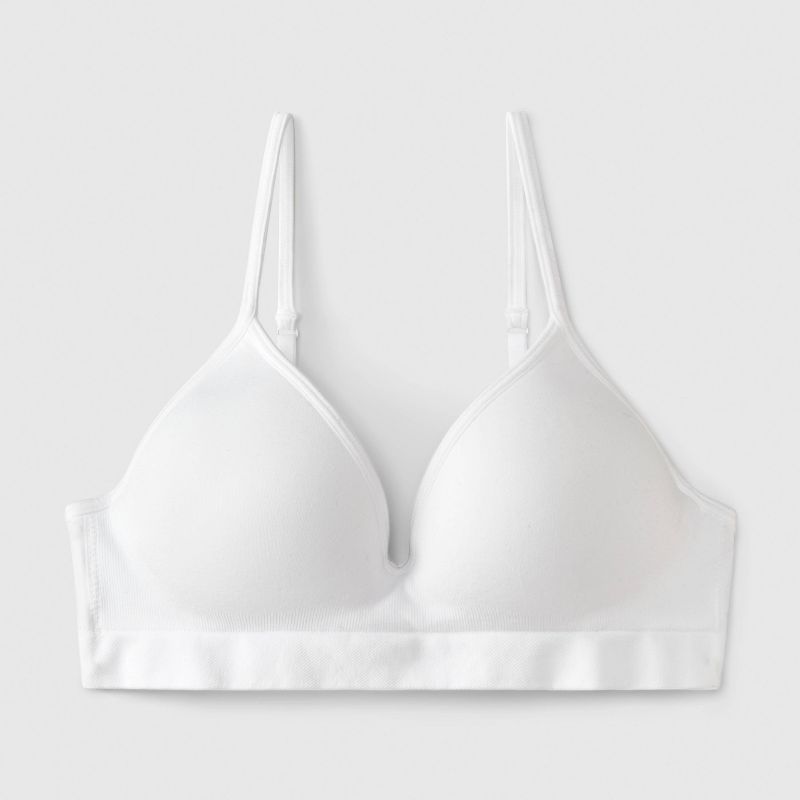 Girls' Wire Free Molded Back Closure Bra - art class™