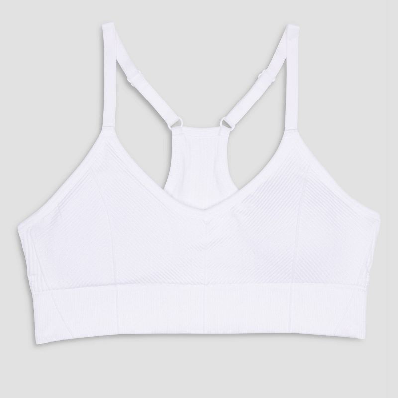Maidenform Girls' Ribbed Sports Bra