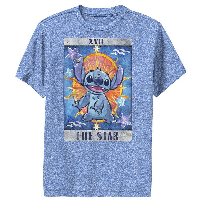 Boy's Lilo & Stitch Star Tarot Card Performance Tee