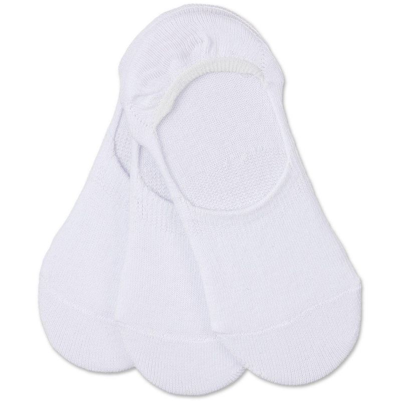 Memoi Girls' 3 Pair Pack Hi-Cut Liner Socks