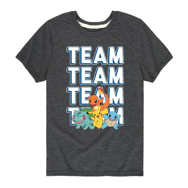 Boys' - Pokémon - Team Player Short Sleeve Graphic T-Shirt
