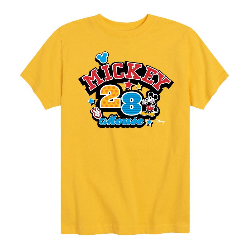 Boys' - Disney - Mickey Mouse Pattern Collage Short Sleeve Graphic T-Shirt