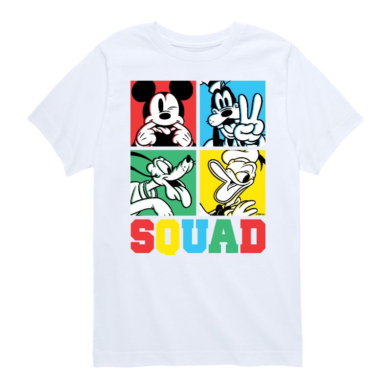Boys' - Disney - Squad Grid Short Sleeve Graphic T-Shirt